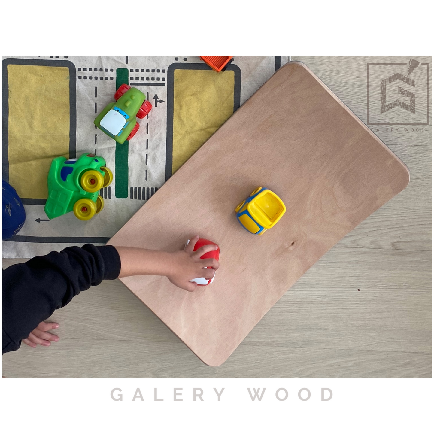 0-3 Yaş Denge Denge Tahtası, Montessori Balance Board, Doğal Ahşap Çocuk Oyuncak, Spor Ekipmanı, M