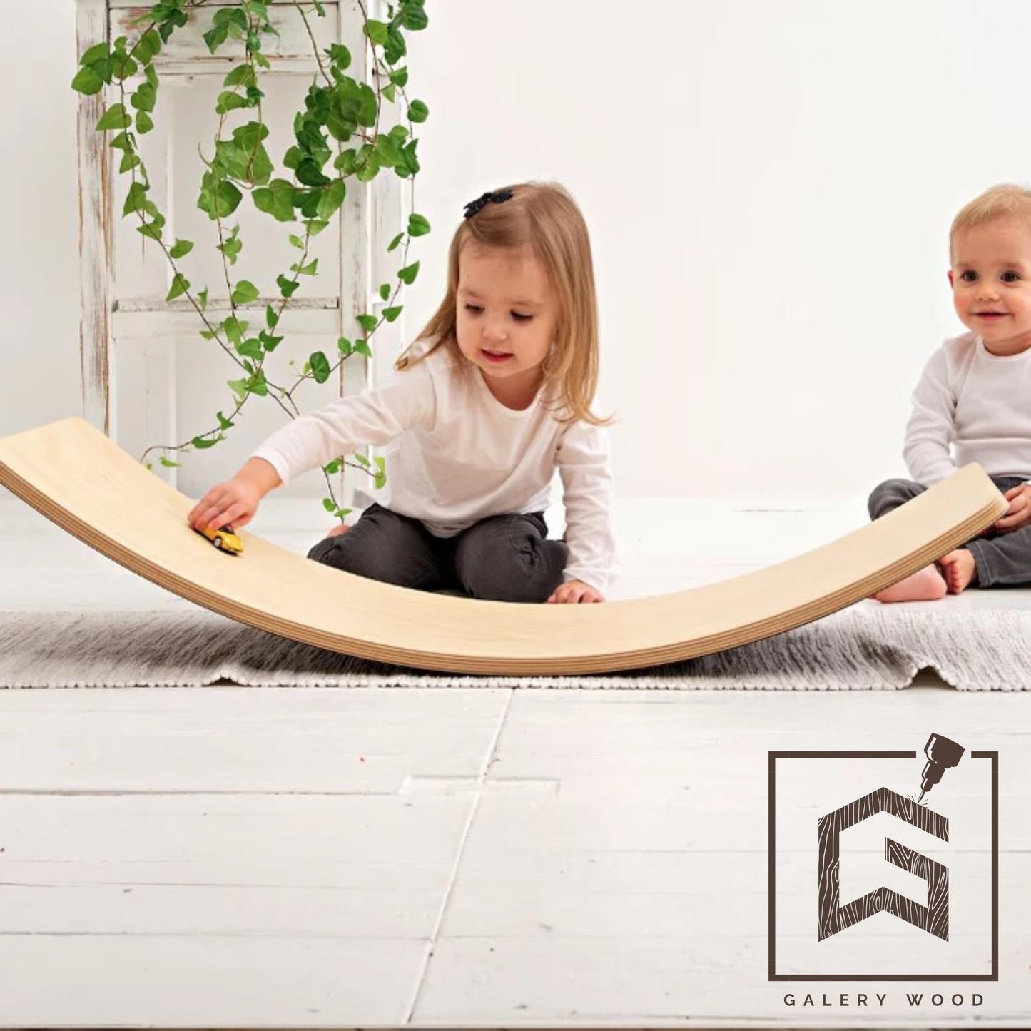 Denge Tahtası, Balance Board, Doğal Ahşap Çocuk Oyuncak, Spor Ekipmanı, Eğitici Oyuncak